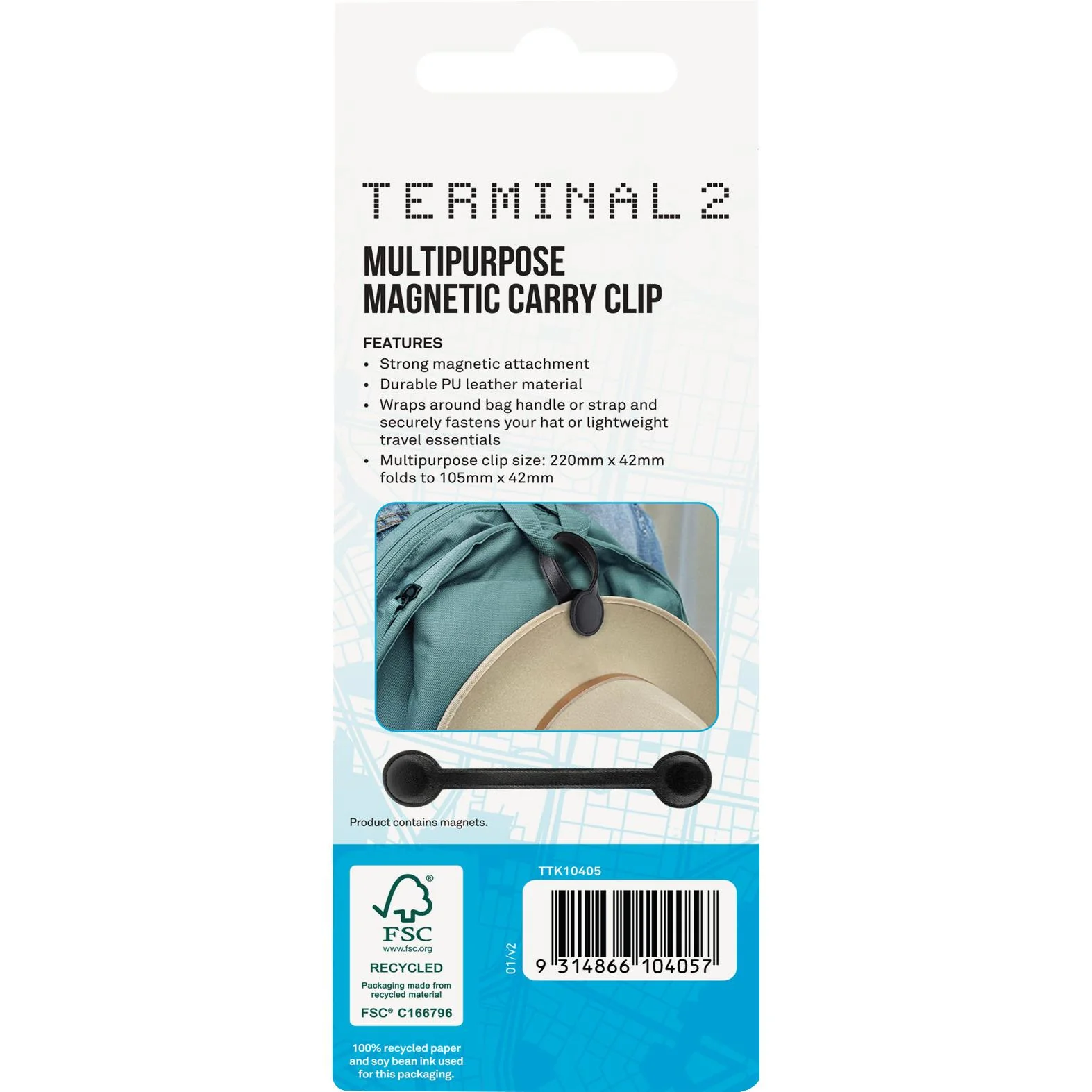Terminal 2 Multipurpose Magnetic Carry Clip - Image 5