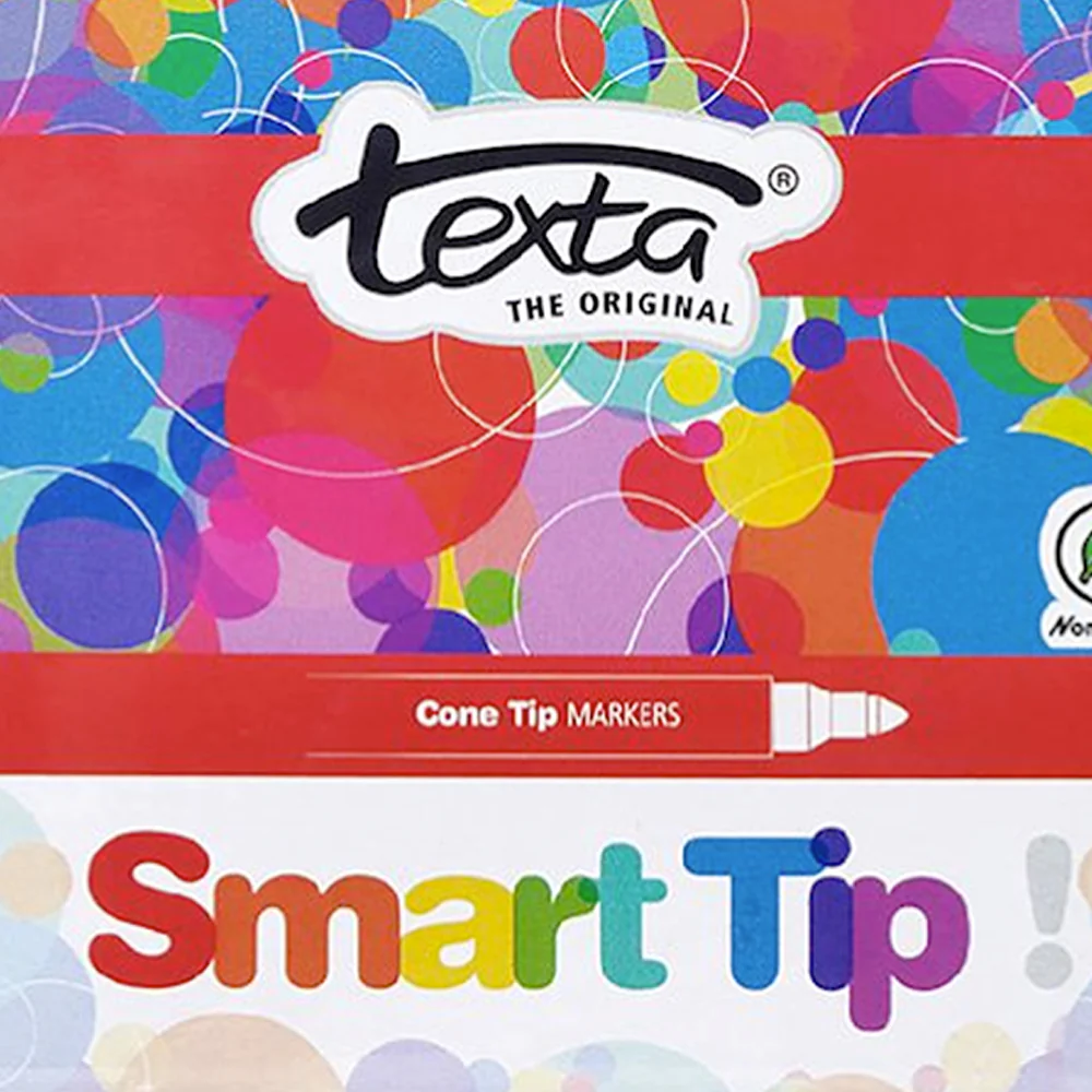 Texta The Original Smart Bullet Tip Markers [10-Pieces] - Image 2
