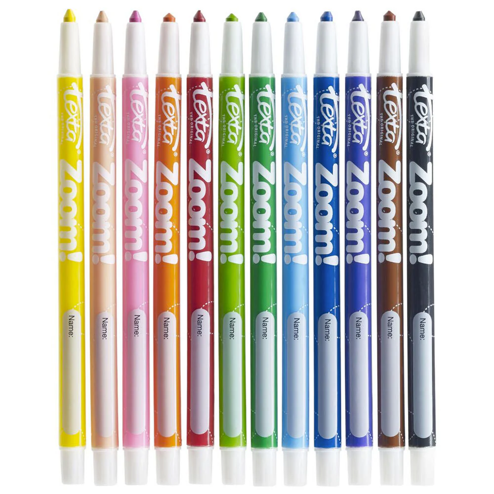Texta The Original Zoom Crayons [12-Pieces] - Image 2
