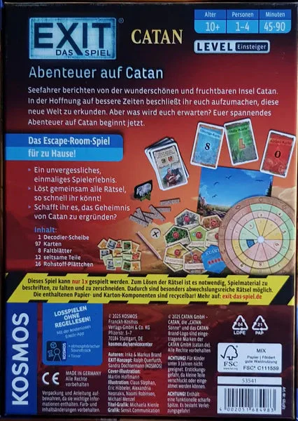 Thames & Kosmos Exit The Game - Adventures on Catan - Image 4