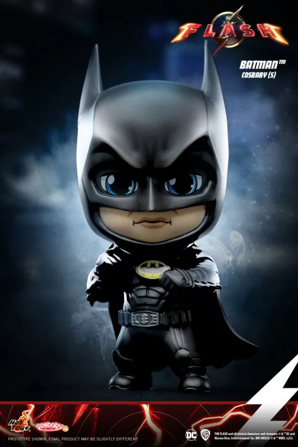 The Flash Batman Classic Suit Retro Cosbaby Hot Toys Action Figure Toy - Image 3