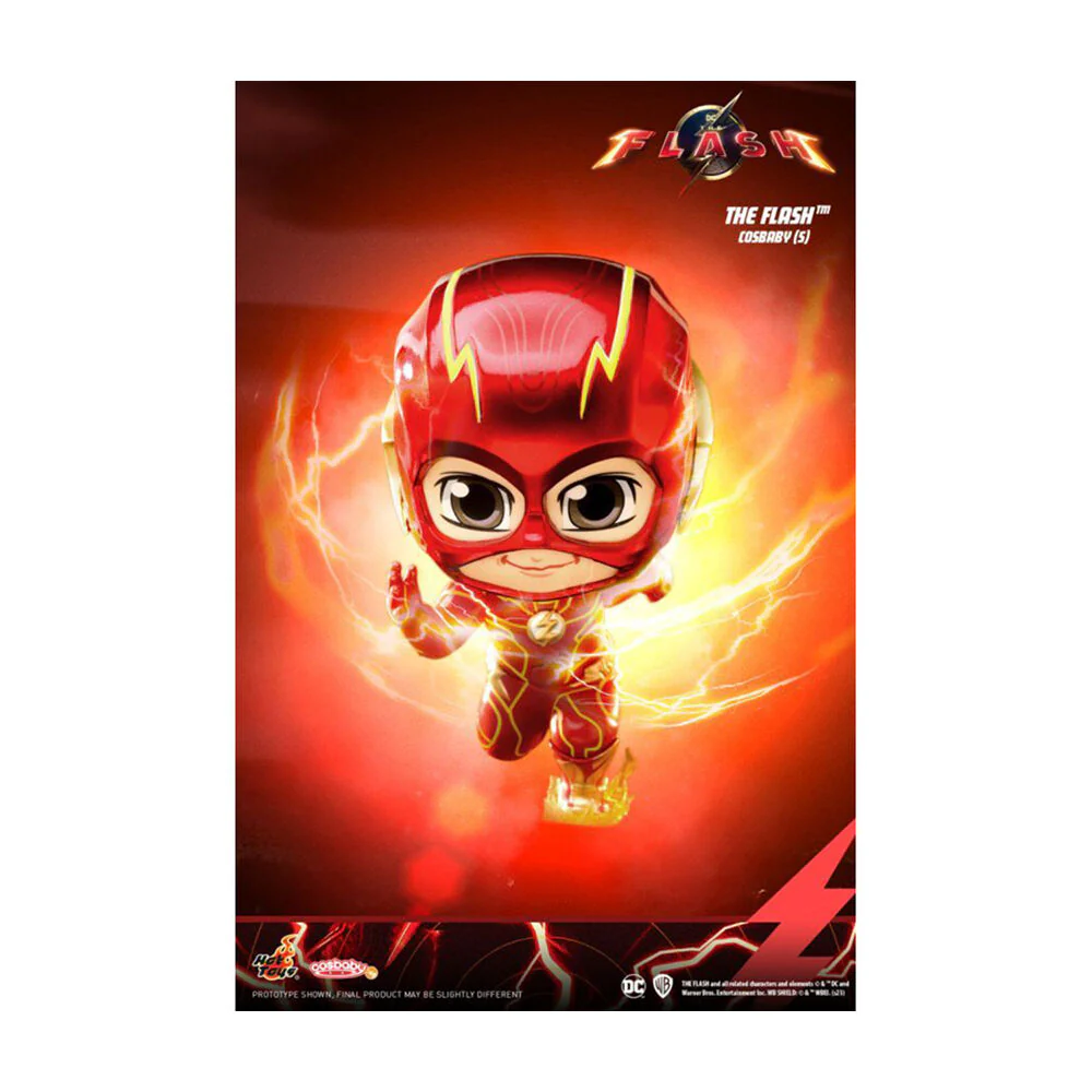 The Flash The Flash Luminous Reflective Movie Cosbaby Action Figure Toy - Image 2