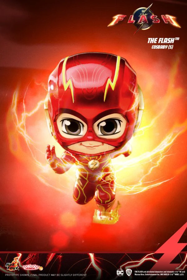 The Flash The Flash Luminous Reflective Movie Cosbaby Action Figure Toy - Image 3
