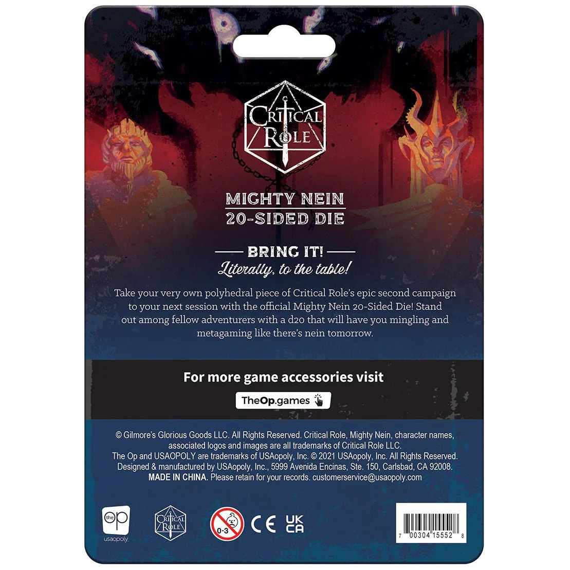 The Op Critical Role Mighty Nein 20-Sided Dice - Image 3