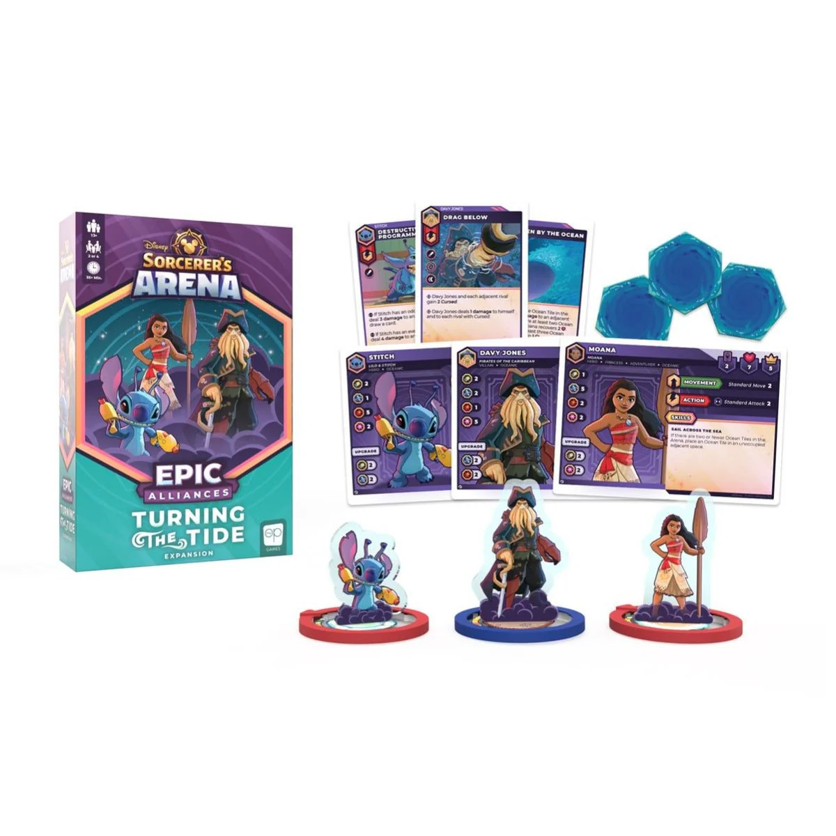 The Op Disney Sorcerer's Arena Epic Alliances Turning the Tide Expansion Board Game - Image 2