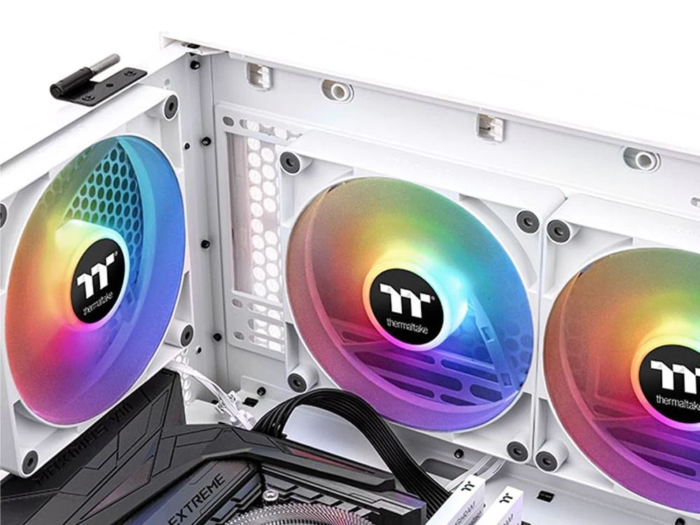 Thermaltake CL-F153-PL12SW-A 2 Pack CT120 120mm ARGB PWM Cooling Fan (White) - Image 5
