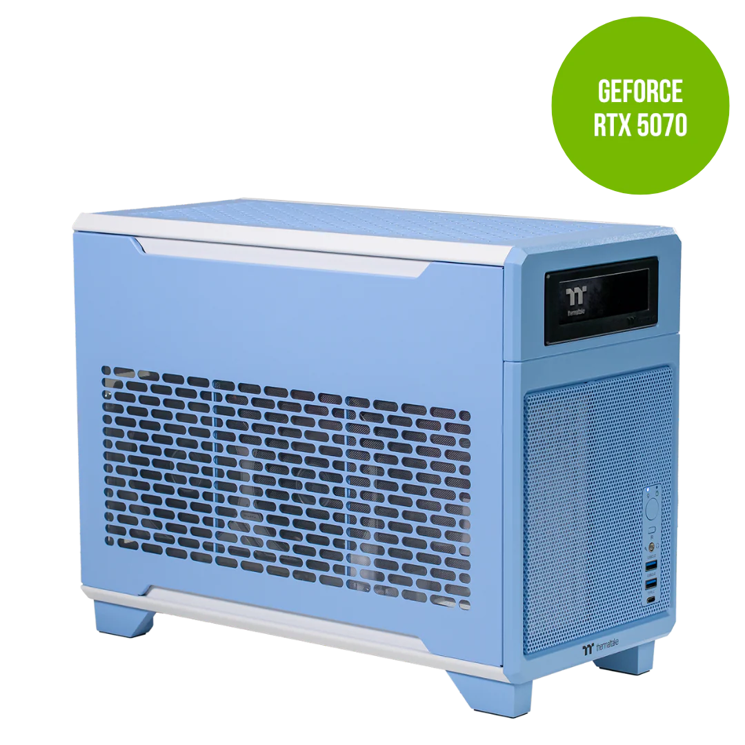 Thermaltake Nomad PRO Gaming Desktop PC ( Intel 14600KF / RTX 5070 / 32GB RAM) - Hydrangea Blue Edition - Image 3