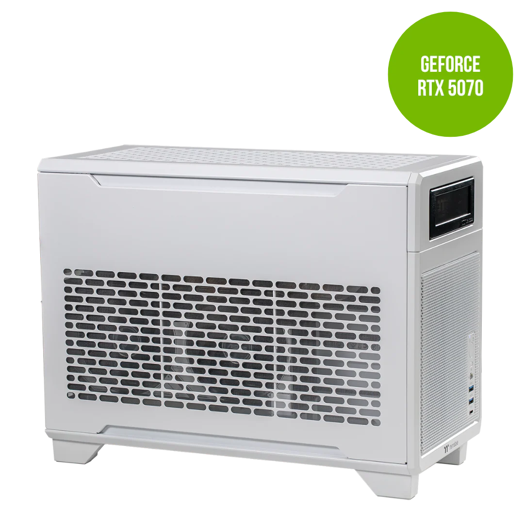 Thermaltake Nomad PRO Gaming Desktop PC ( Intel 14600KF / RTX 5070 / 32GB RAM) - Snow Edition - Image 3