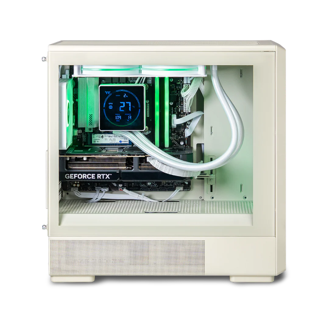 Thermaltake Retro PRO Gaming Desktop PC (AMD 7500F / RTX 5070 / 32GB RAM) - Image 2