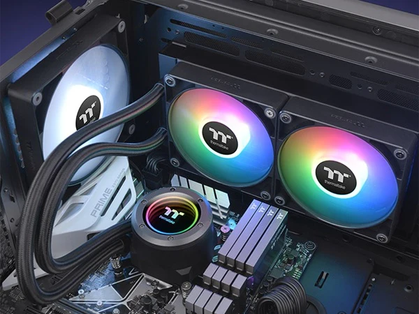 Thermaltake TH240 V2 240mm ARGB AIO Liquid CPU Cooler (CL-W361-PL12SW-A) - Image 5