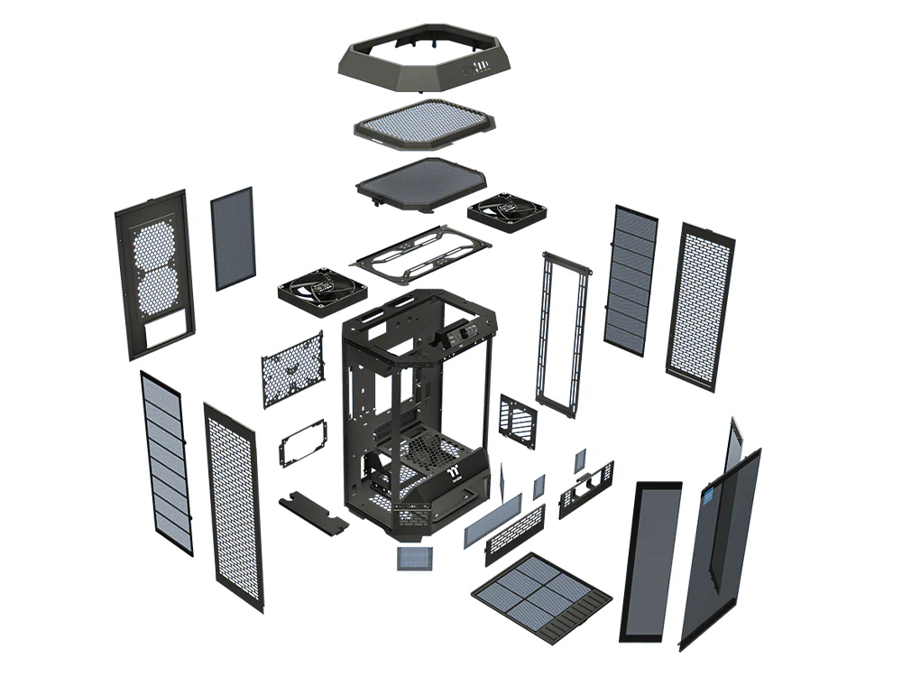 Thermaltake The Tower 300 TG mATX Case - Black (CA-1Y4-00S1WN-00) - Image 6