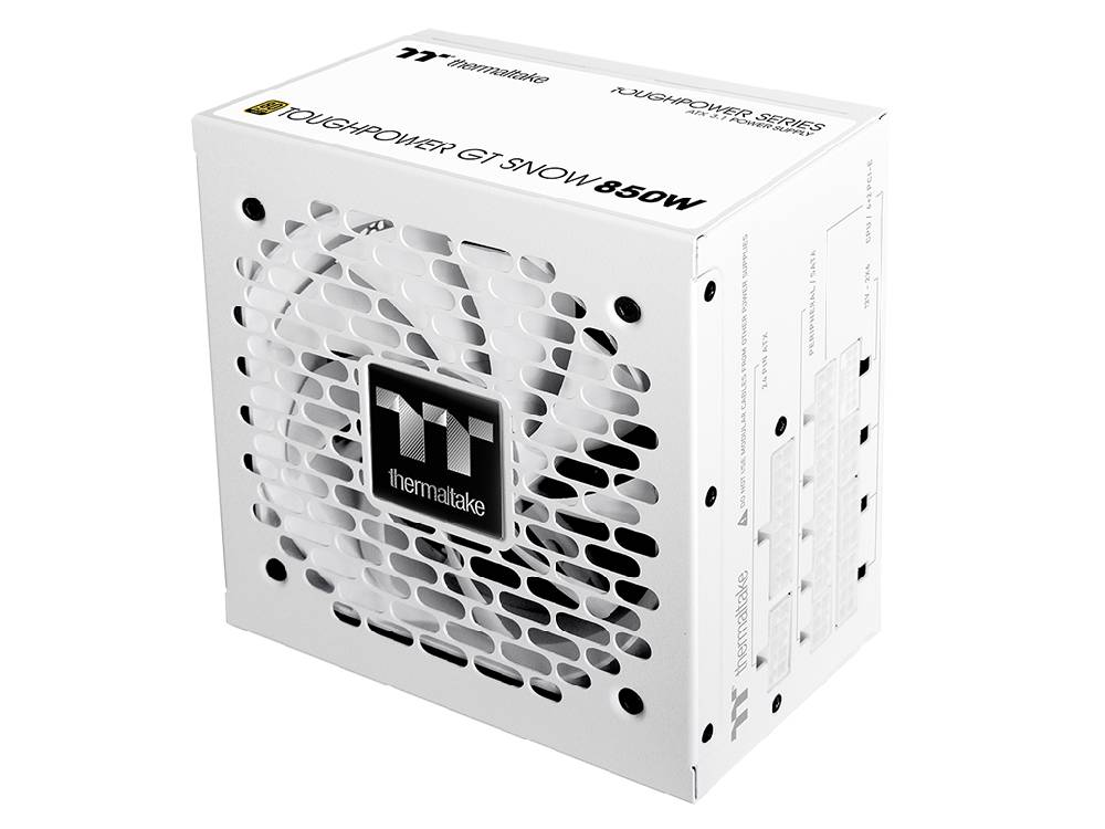 Thermaltake Toughpower GT 850W 80+ Gold PCIe Gen5.1 ATX 3.1 Fully Modular Power Supply - White (PS-TPT-0850FNFAGA-W) - Image 2