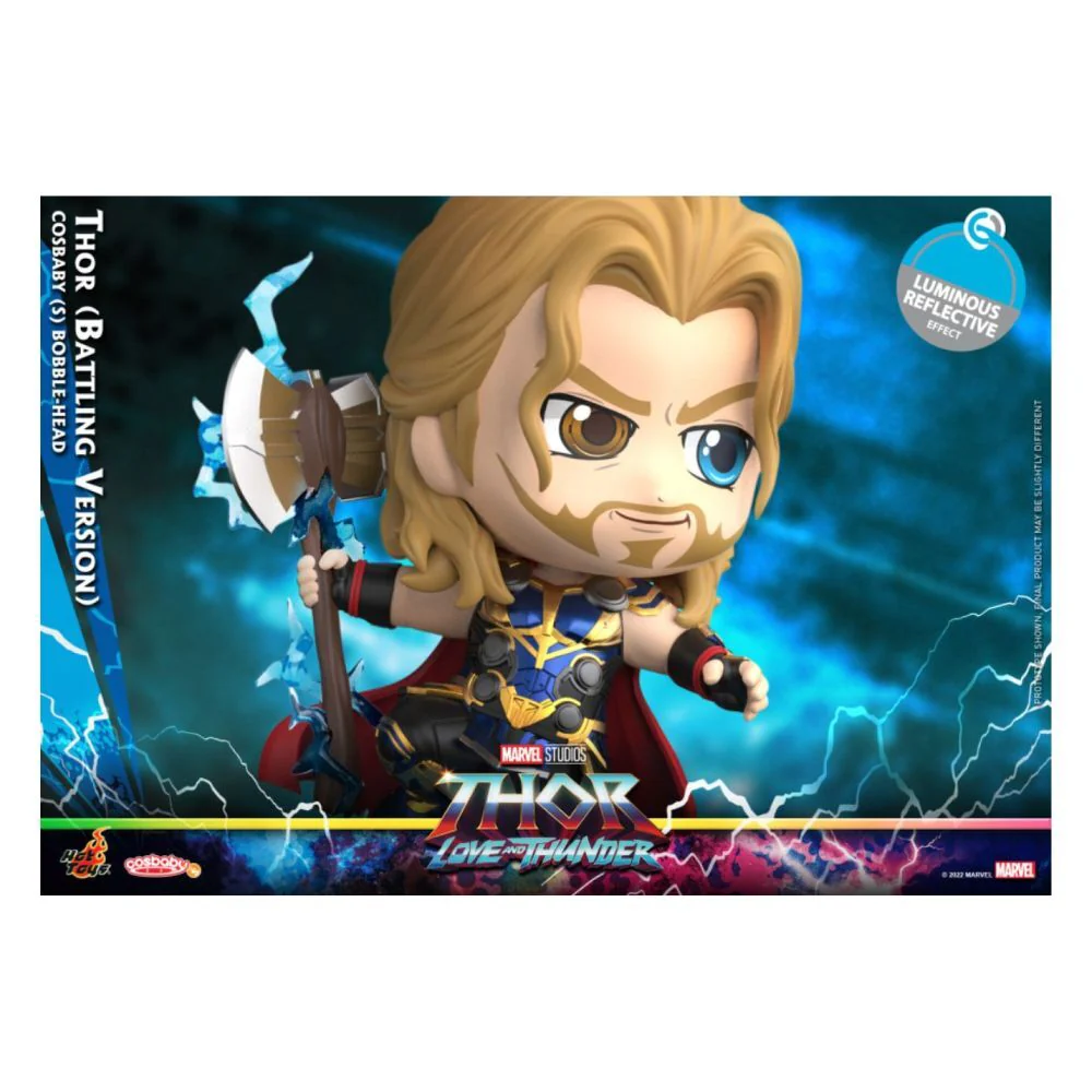 Thor 4 Love and Thunder Thor Battling Cosbaby Figure Kids Collectable Toy - Image 3