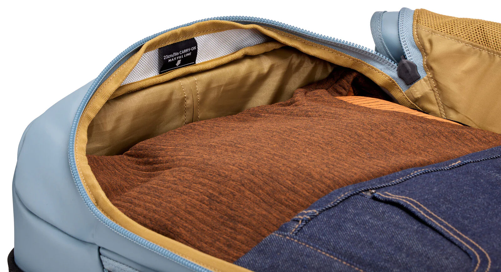 THULE Chasm Carry On Wheeled Duffel Luggage 40L Pond Blue - Image 7