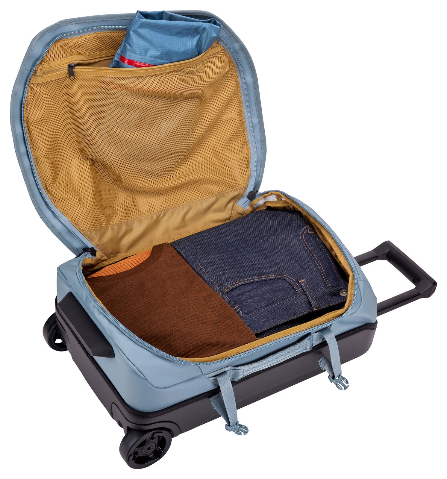 THULE Chasm Carry On Wheeled Duffel Luggage 40L Pond Blue - Image 9