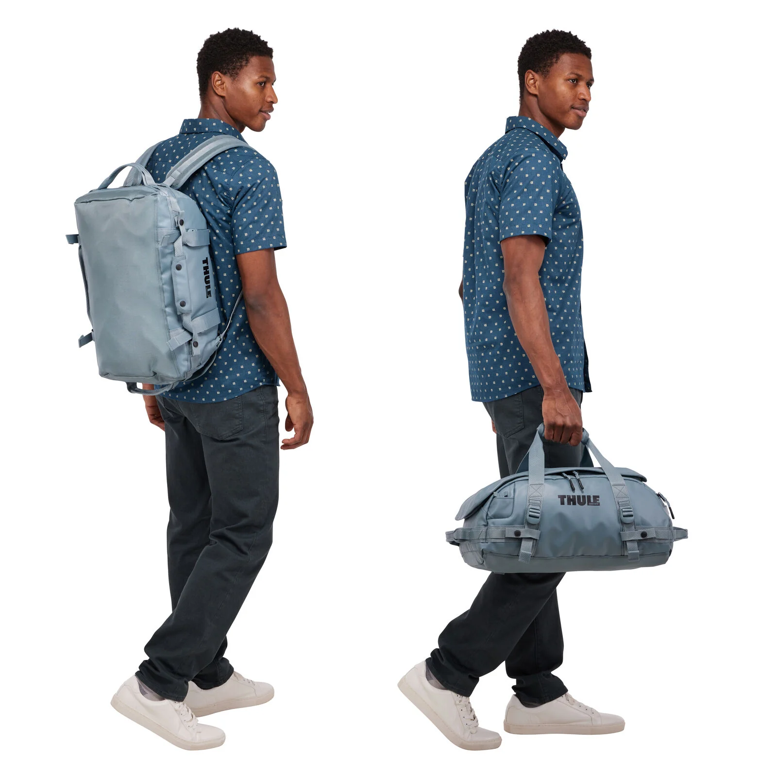 Thule Chasm Convertible Backpack Duffle 30L (Pond Grey) - Image 3