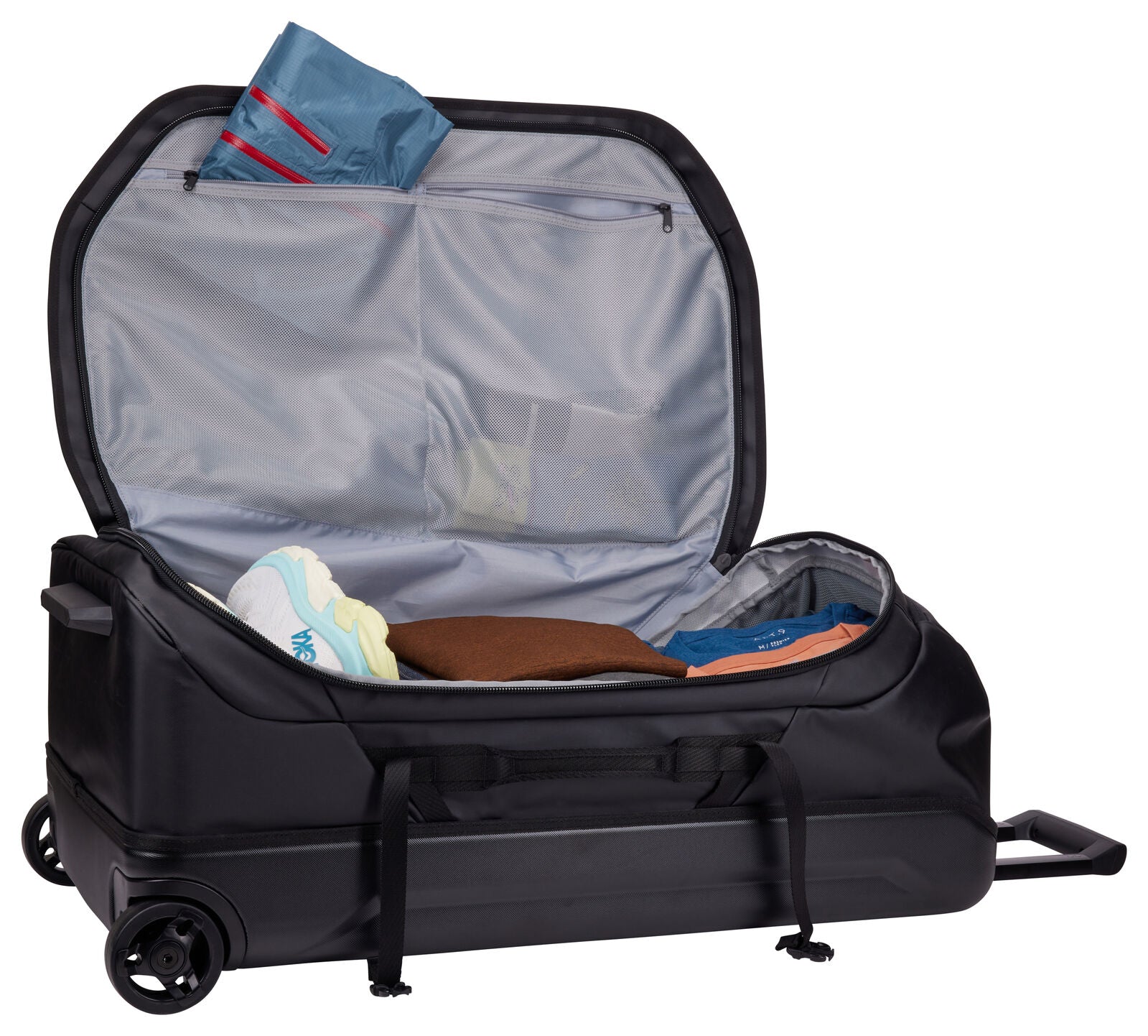 THULE Chasm Wheeled Duffel Travel Suitcase Luggage Bag 110L (Black) - Image 7