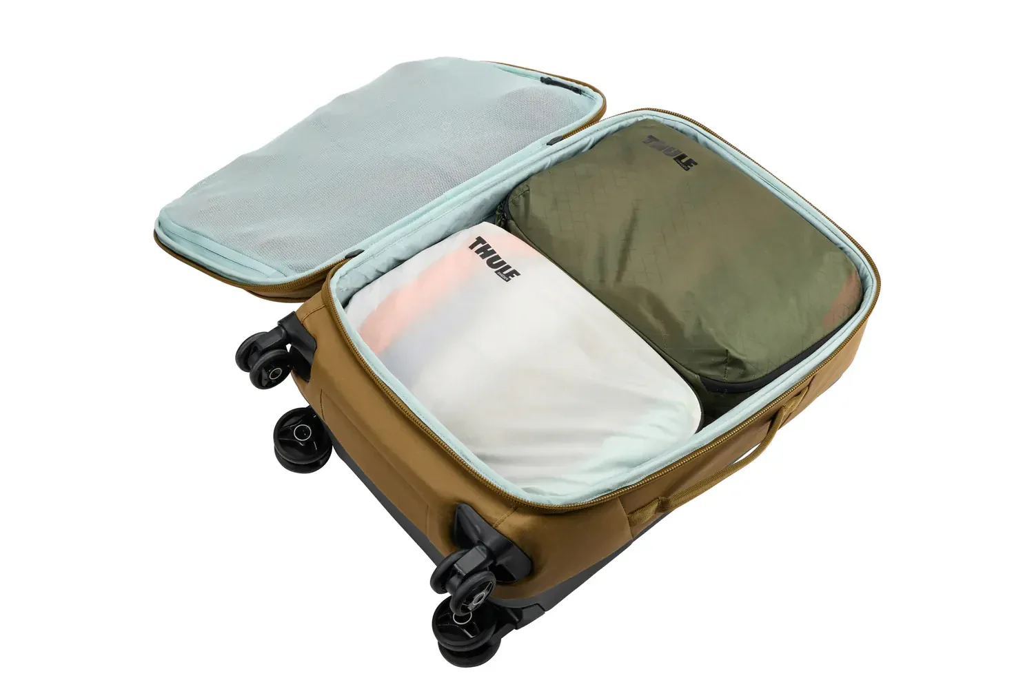 THULE Packing Cube Set Compression Travel Storage Bags Duo 2x (Small and Medium) Green - Image 5
