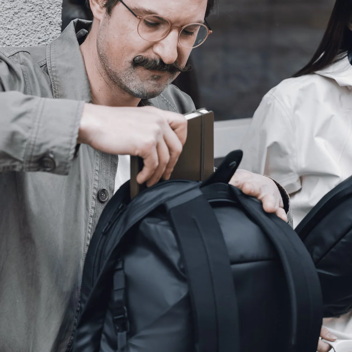 Thule Tact Backpack Bag Travel Rucksack with Laptop Sleeve 21L Black - Image 2