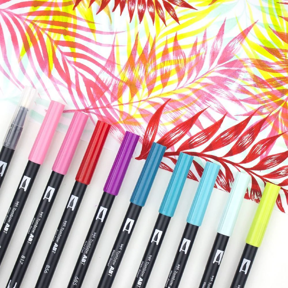 Tombow Dual Brush Pen Marker Drawing/Sketching Set (Desert Flora) [10-Pieces] - Image 8