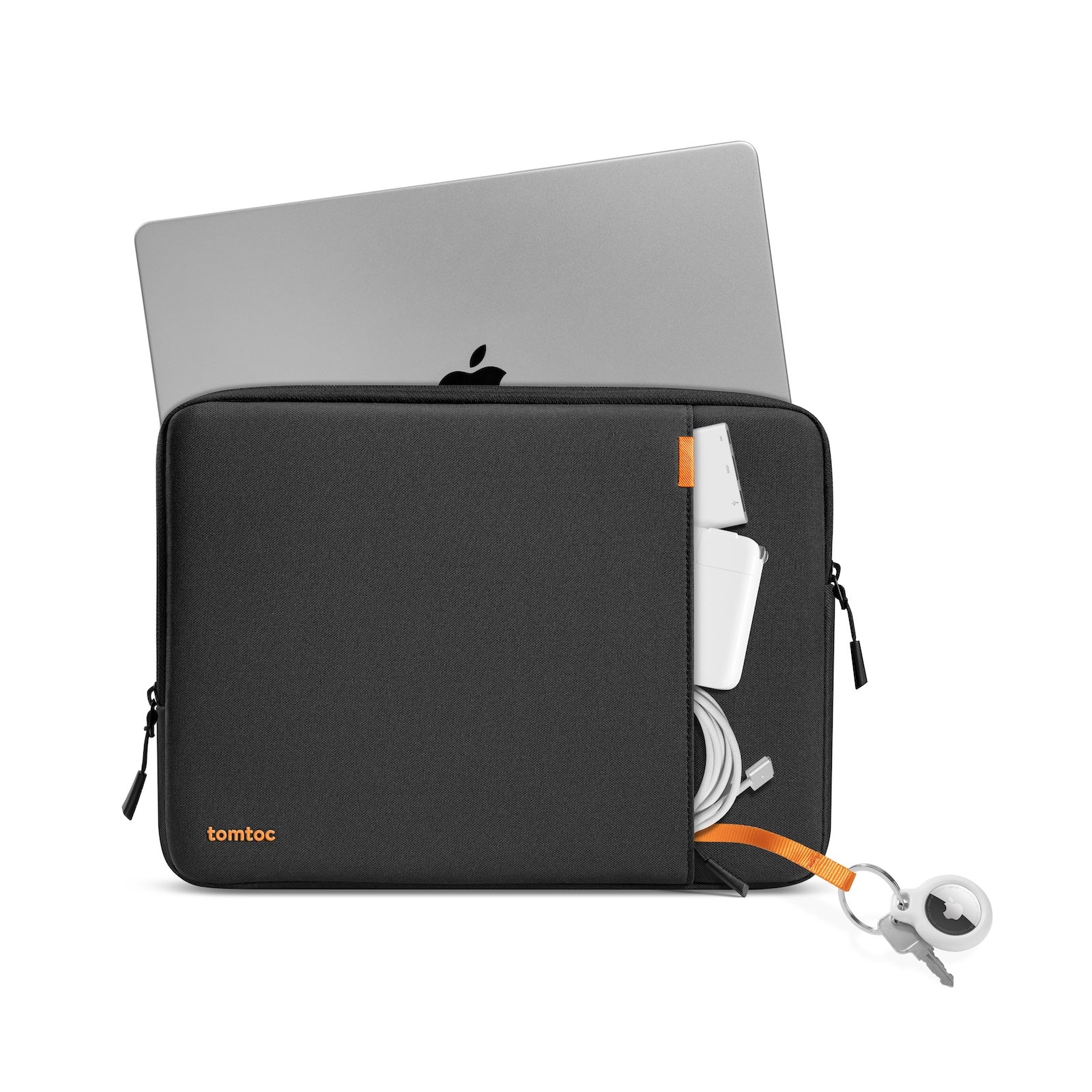 tomtoc Defender 13" A13 Laptop Sleeve Case (Black) - Image 5