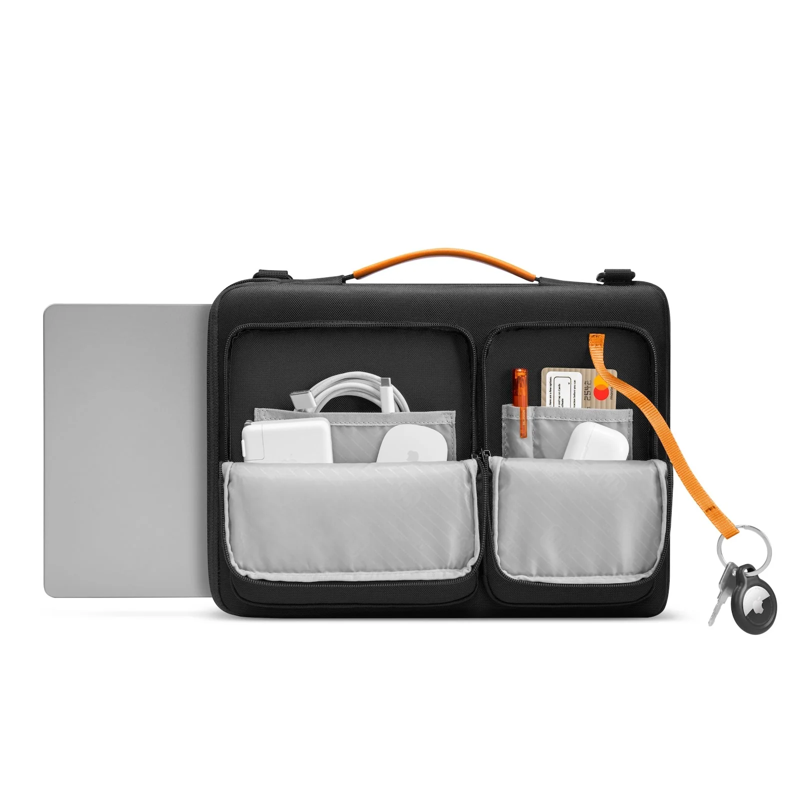 tomtoc Defender 16" A42 Laptop Shoulder Bag (Black) - Image 4