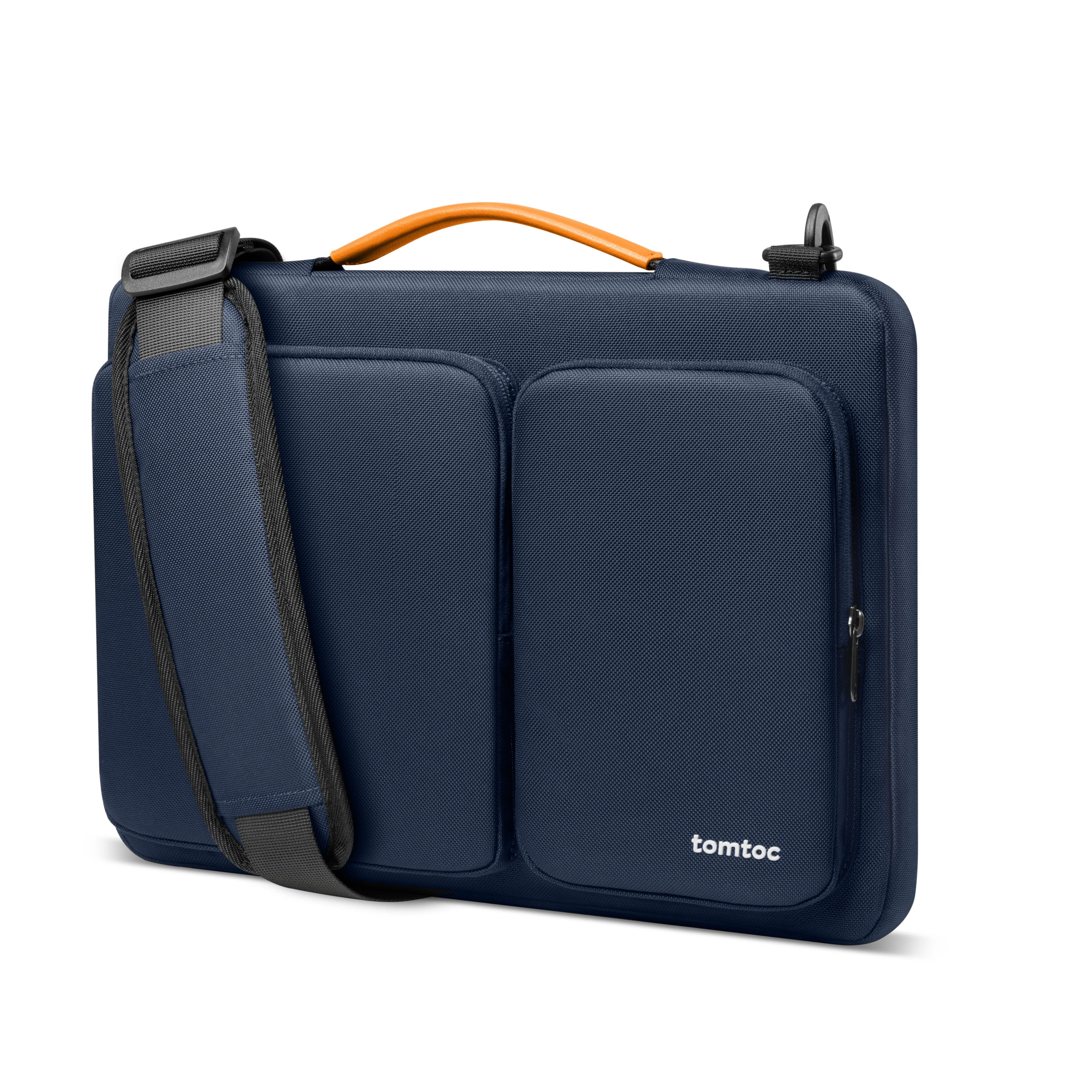 tomtoc Defender-A42 16" Laptop Shoulder Bag (Navy Blue) - Image 2
