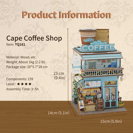 Tonecheer Cape Coffee Shop Desktop Storage - Image 4