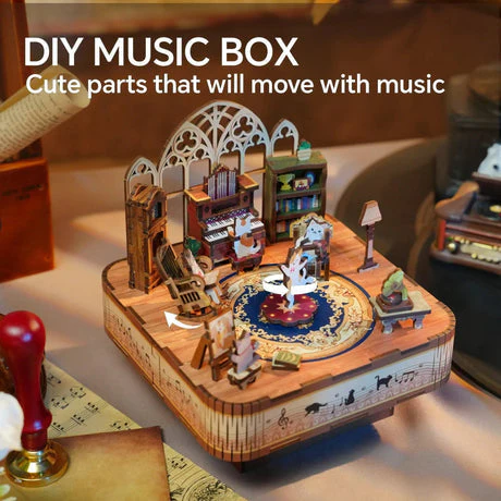 Tonecheer Cat's Family Music Box - Image 4