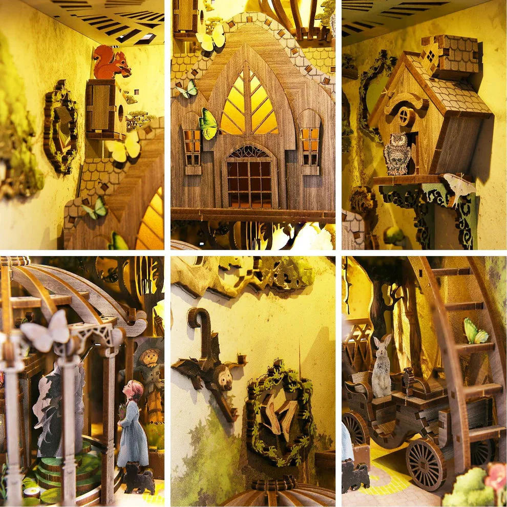 Tonecheer Dorothy's Journey Book Nook Kit - Image 5