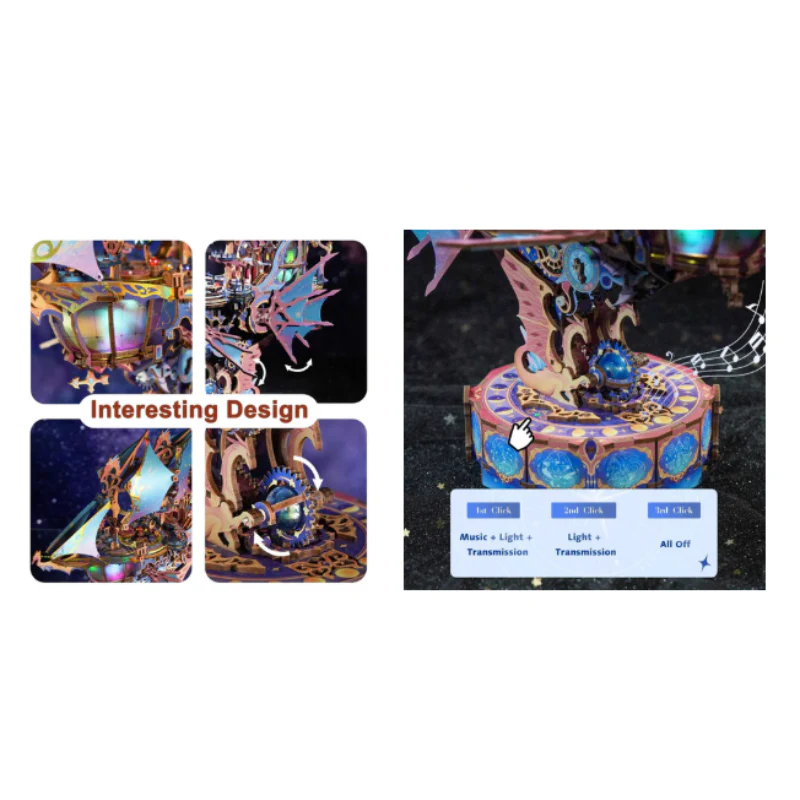 Tonecheer Magical Galaxy Transmission Model Kit - Image 3