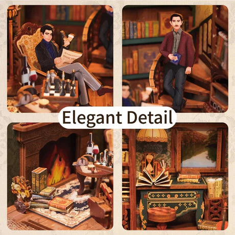Tonecheer Violin Detective Agency Book Nook Kit - Image 3