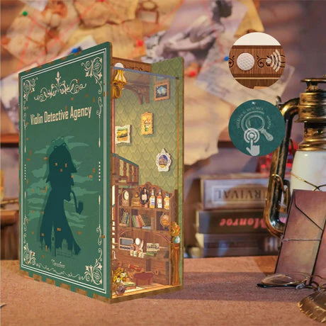 Tonecheer Violin Detective Agency Book Nook Kit - Image 4