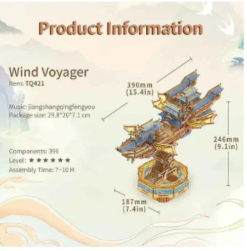 Tonecheer Wind Voyage Transmission Model Kit - Image 4