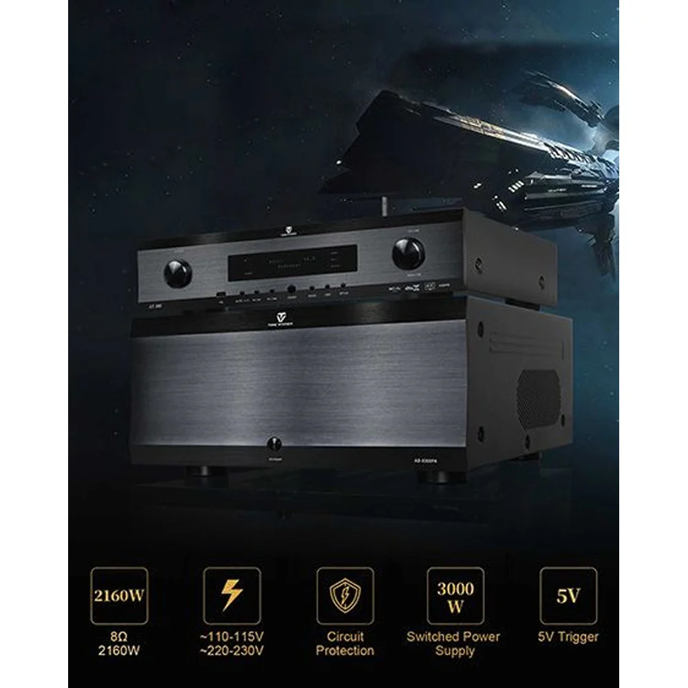Tonewinner AD-8300PA 11 Channel Stereo Power Amplifier Black - Image 10