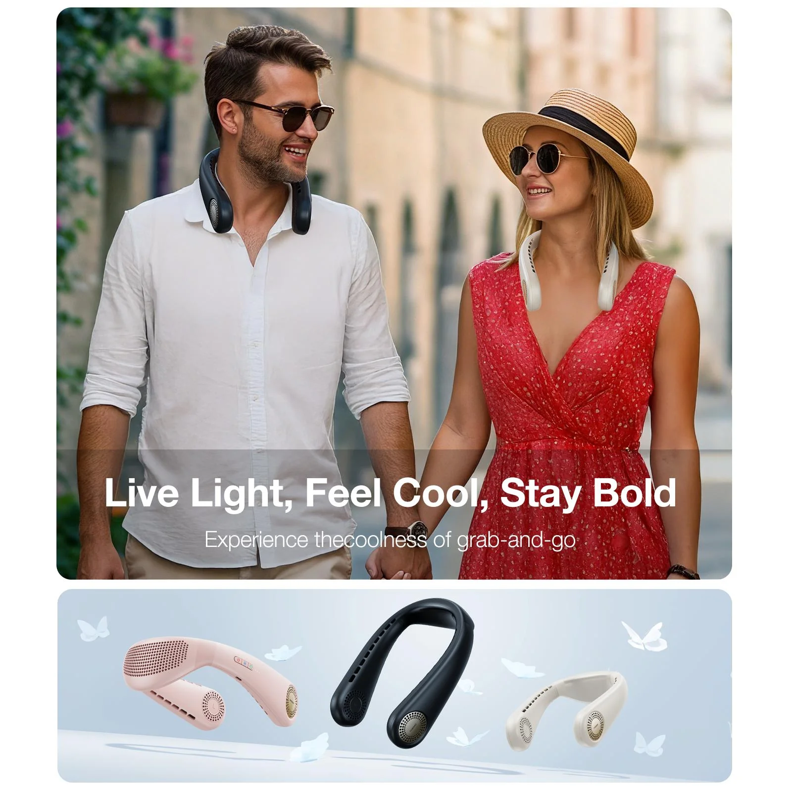 Torras COOLiFY Air Wearable Air Conditioner (Apricot Dune White) - Image 7