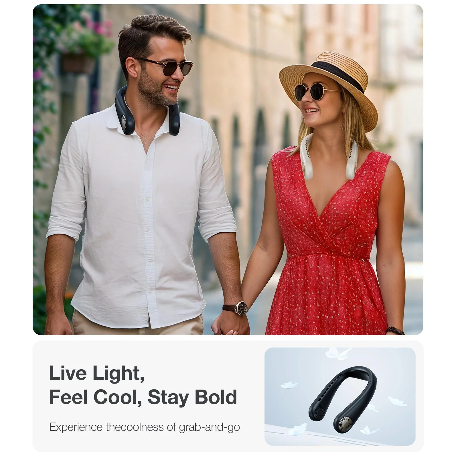 Torras COOLiFY Air Wearable Air Conditioner (Midnight Black) - Image 6