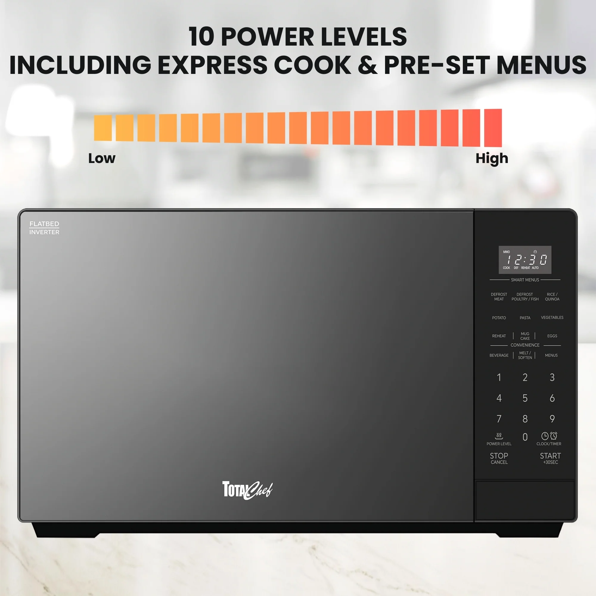 Total Chef 26L Countertop Microwave Oven 900w - Image 5