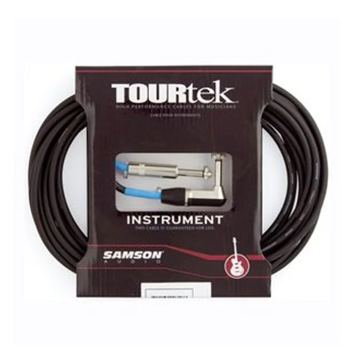 TourTek 7.62m Male Instrument Cable w/ L-Jack Connector (Black) - Image 2