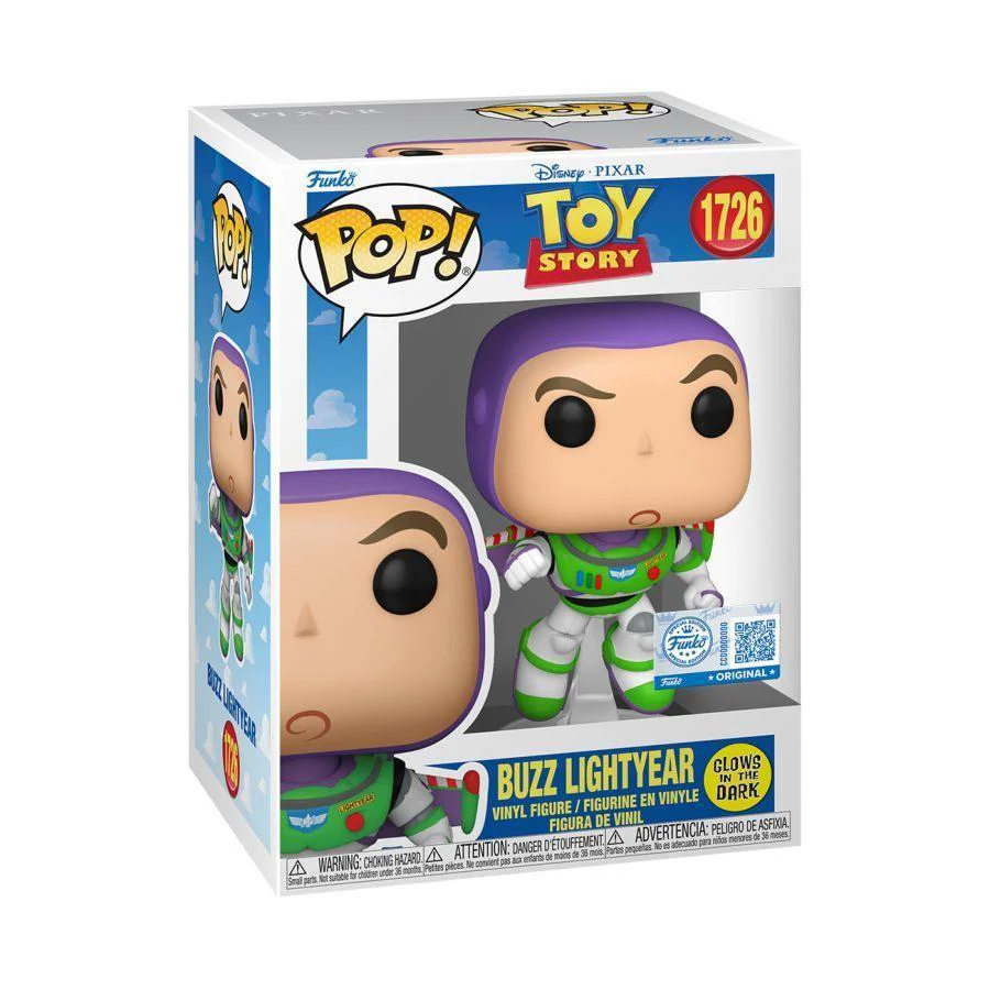 Toy Story – Buzz (Flying) Glow Pop! Vinyl - Image 2