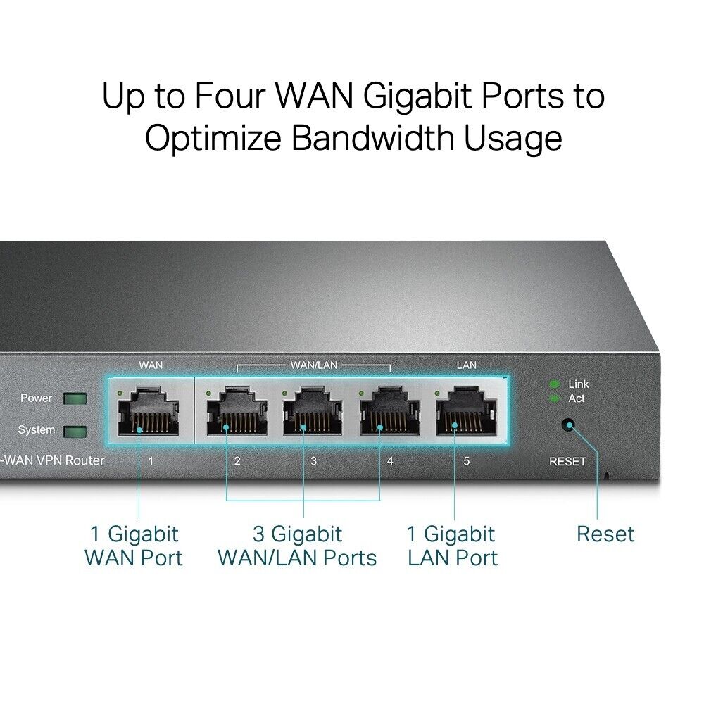 TP-Link ER605 Omada Gigabit VPN Router - Image 5