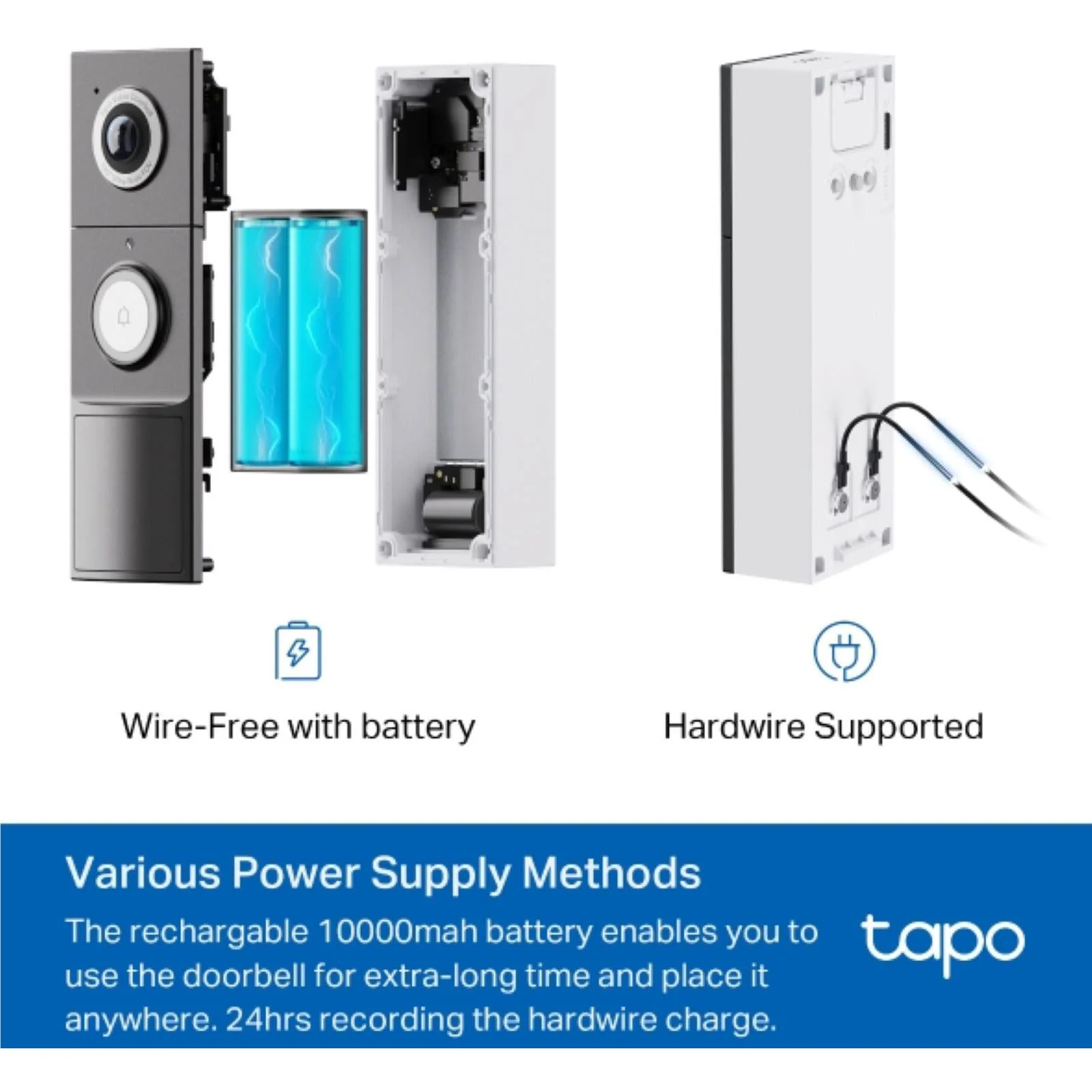 TP-Link Tapo 2K 5MP Smart Video Doorbell - Image 3