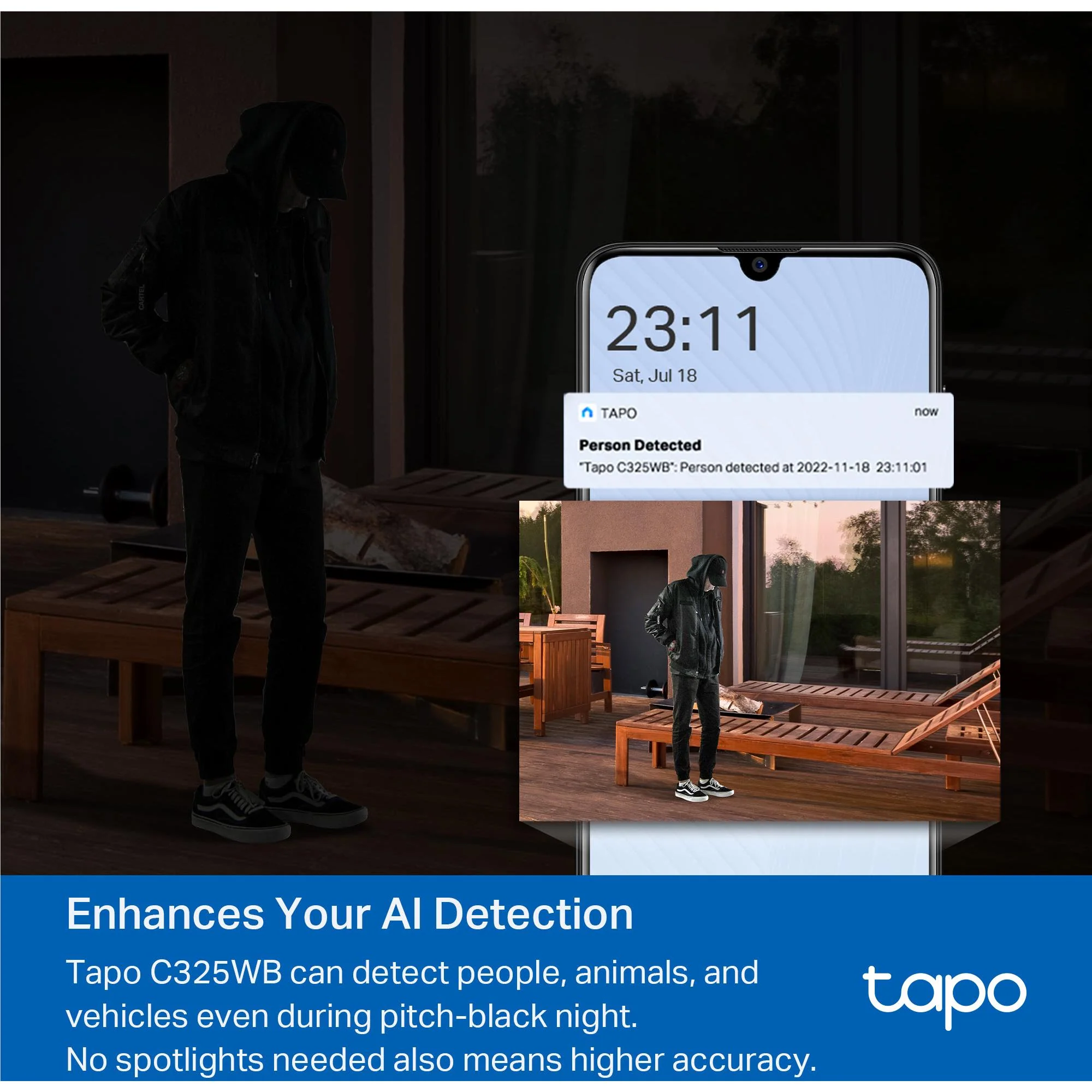 TP-Link Tapo 2K Outdoor Security Wi-Fi Camera - Image 7