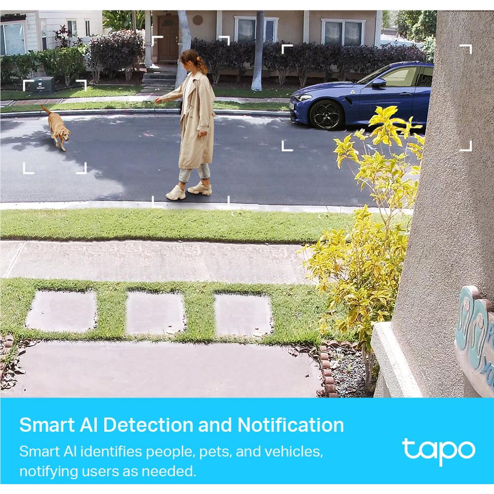 TP-Link Tapo Smart 2K Wire-Free Security Camera System (4 Pack) - Image 6