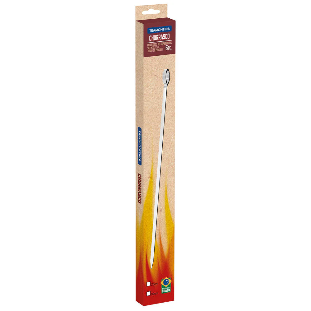 Tramontina 6-Piece Skewer BBQ Set - 30cm - Image 5