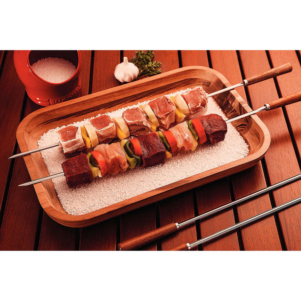 Tramontina 6-Pieces Stainless Steel Churrasco 50cm Skewer Set - Image 3