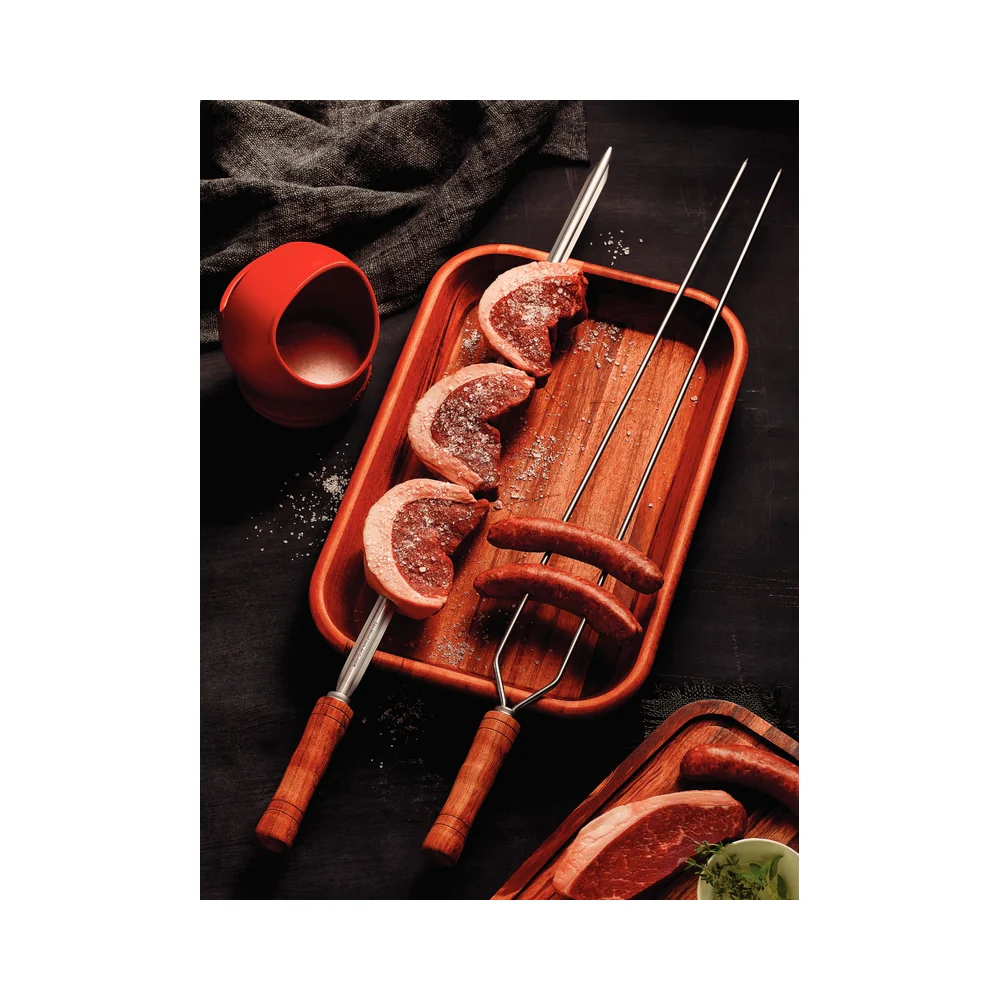 Tramontina 75cm Stainless Steel Skewers Barbecue Tool - Image 3