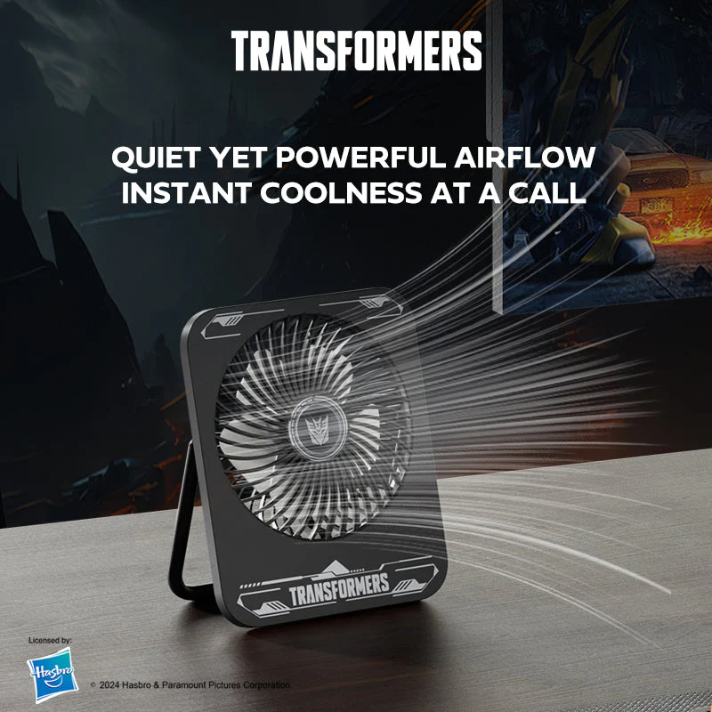 Transformers TF-F01 Portable Desktop Fan (Yellow) - Image 8