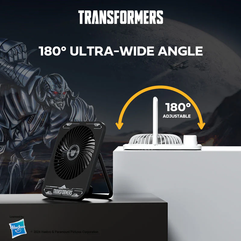 Transformers TF-F01 Portable Desktop Fan (Yellow) - Image 9