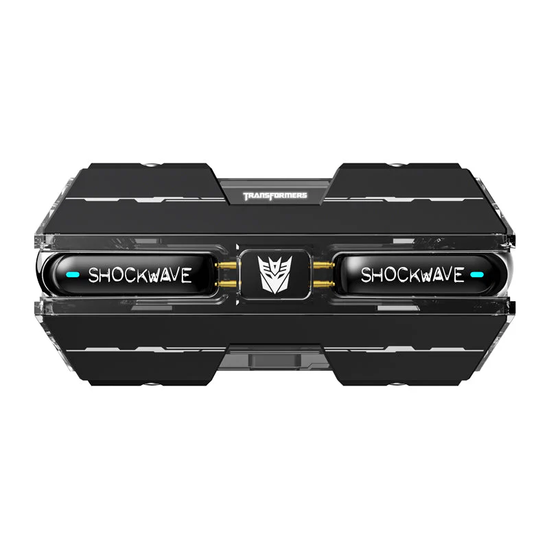 Transformers TF-T01 True Wireless Bluetooth Earbuds (Shock Wave Black) - Image 2